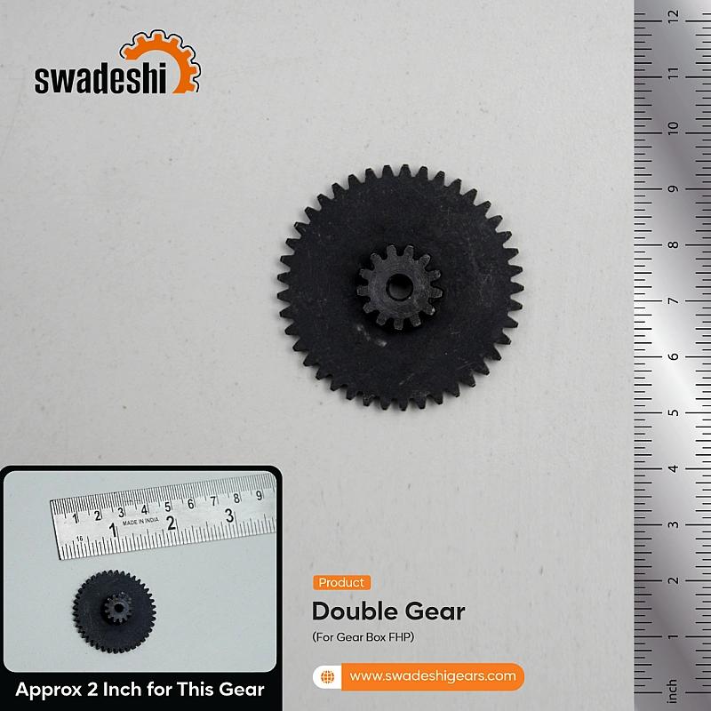 Double Gears Manufacturer in Italy - Industrial Gear Supplier